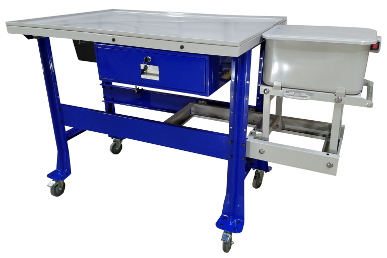 iDeal PTDT-PW-1000 - Premium Tear Down Table with Parts Washer